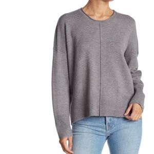 French Connection Scoop Neck Long Sleeve Sweater
GREY MEL, Size Large